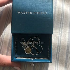 Waxing Poetic Initial Necklace